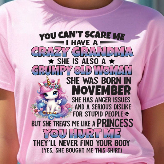 NOVEMBER - YOU CAN'T SCARE ME - GIFT FROM GRANDMA - NTTD11 (SKU09-106-11)