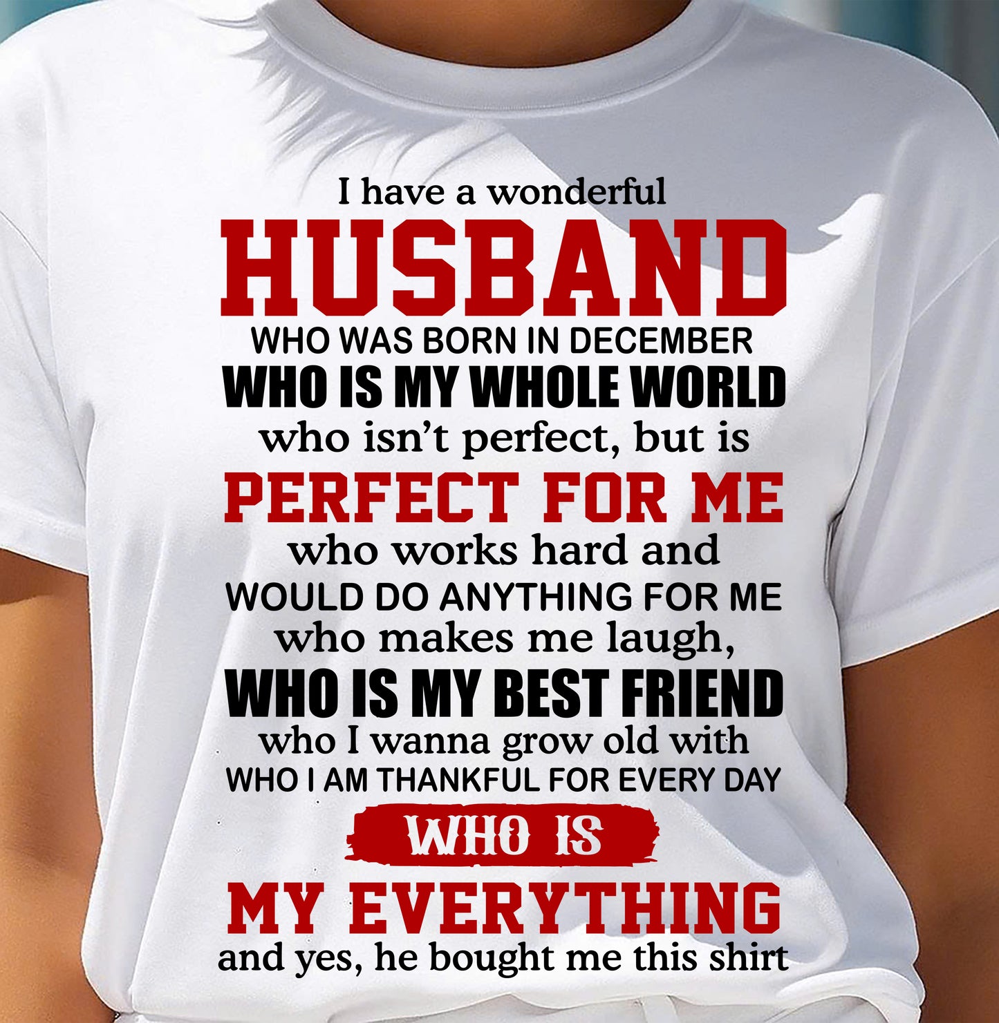 DECEMBER - I HAVE A WONDERFUL HUSBAND - GIFT FROM HUSBAND - NTTD12 (SKU2602-153-12)