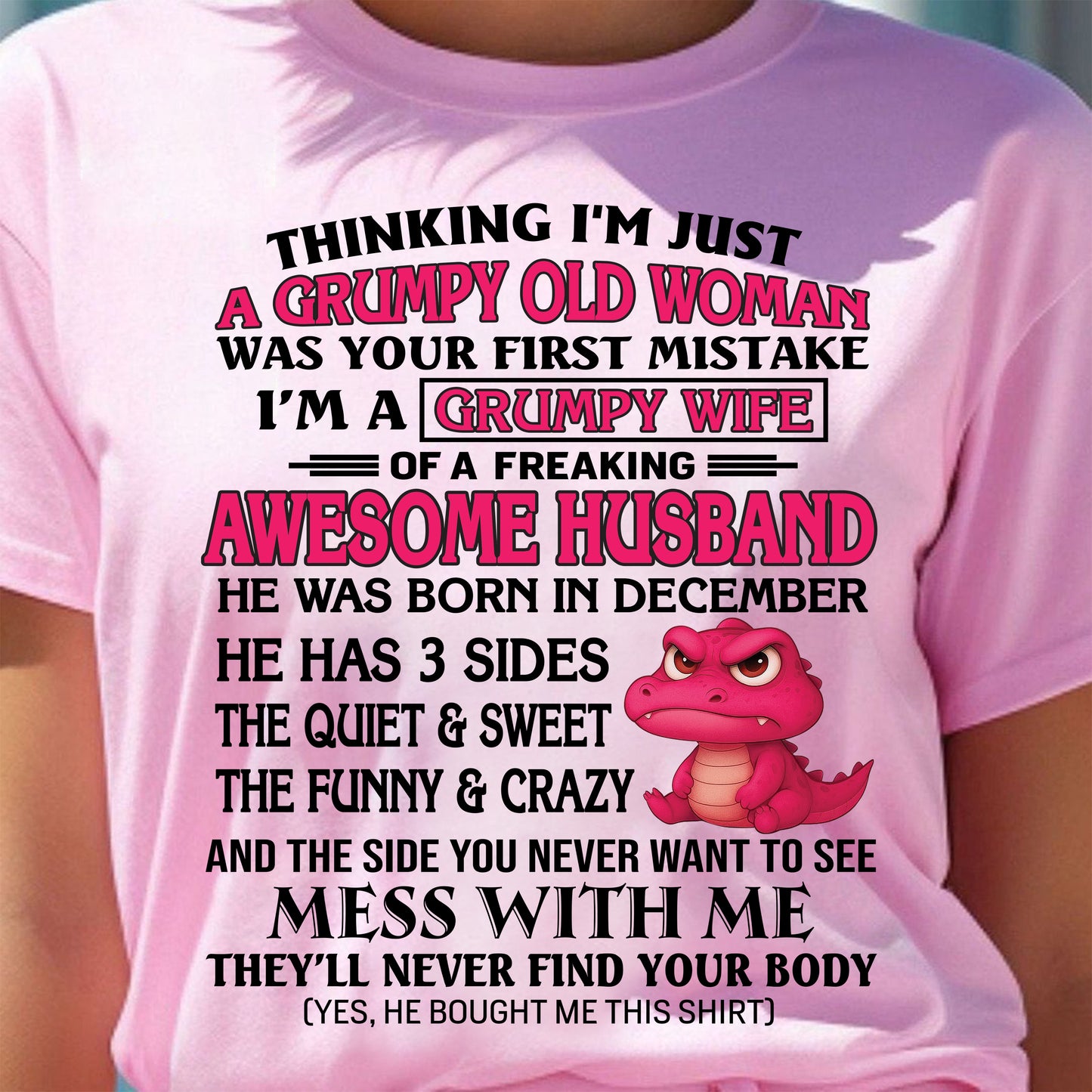 DECEMBER - GRUMPY WIFE - GIFT FROM HUSBAND - NTTD12 (SKU09-32-12)