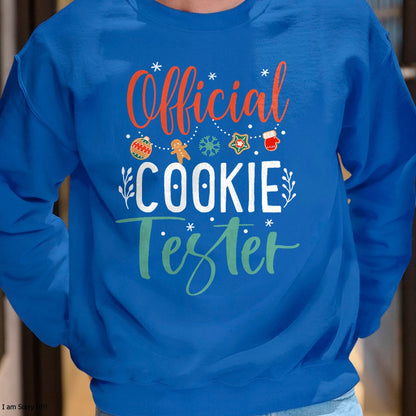 Official Cookie Tester Funny Christmas Couples Matching T-Shirt - Christmas Unisex T-Shirt/Hoodie/Sweatshirt - HNDS00