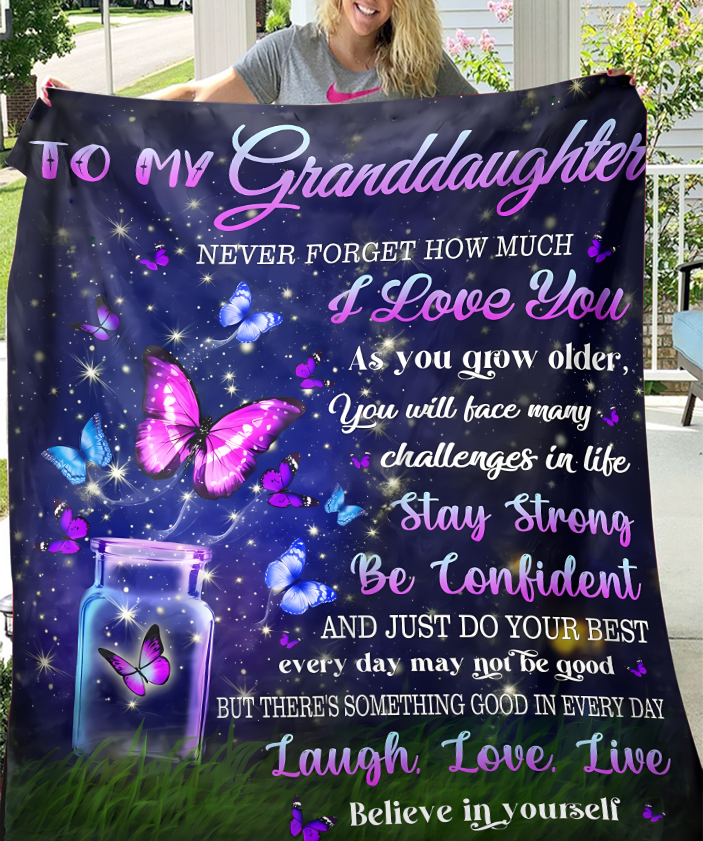 BLANKET FOR GRANDDAUGHTER – COMFORT & WARMTH GIFT 2 NTTD00 (SKUB08-60)