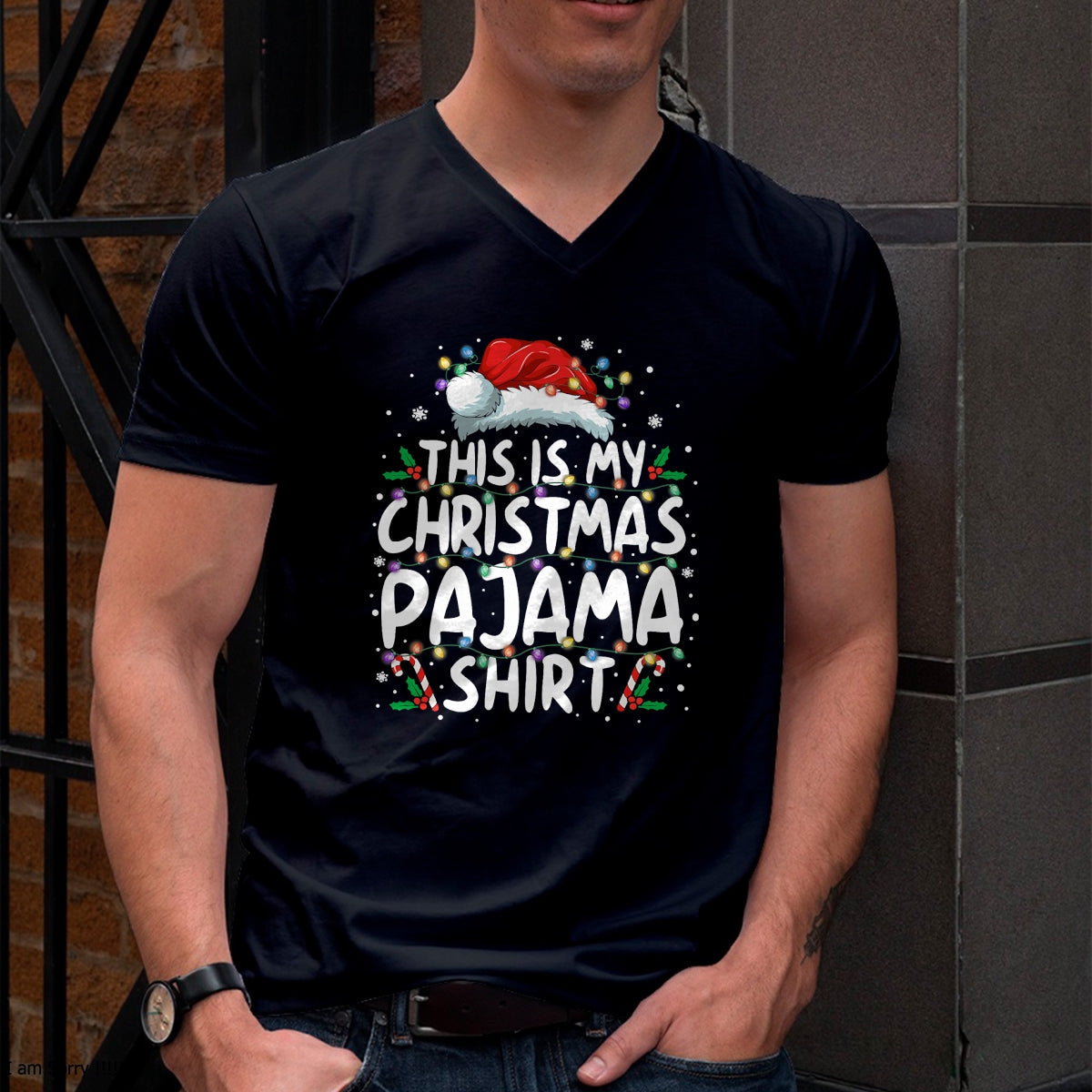 This Is My Christmas Pajama Shirt Funny Xmas PJs Men Women T-Shirt - Christmas Unisex T-Shirt/Hoodie/Sweatshirt - HNDS00