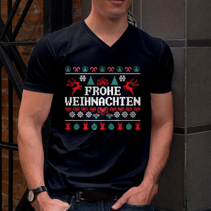 Frohe Weihnachten German Merry Christmas Holidays Germany T-Shirt - Christmas Unisex T-Shirt/Hoodie/Sweatshirt - HNDS00