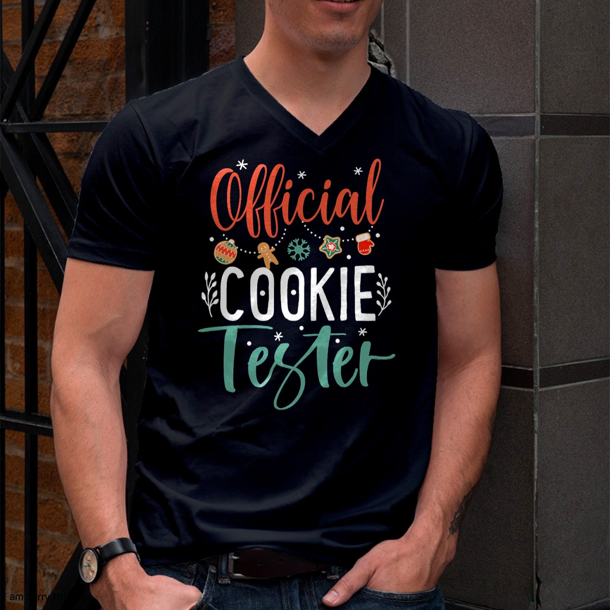 Official Cookie Tester Funny Christmas Couples Matching T-Shirt - Christmas Unisex T-Shirt/Hoodie/Sweatshirt - HNDS00