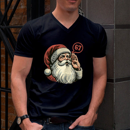 67 Christmas Funny Six Seven Meme Brainrot Santa Claus Boys T-Shirt - Christmas Unisex T-Shirt/Hoodie/Sweatshirt - HNDS00