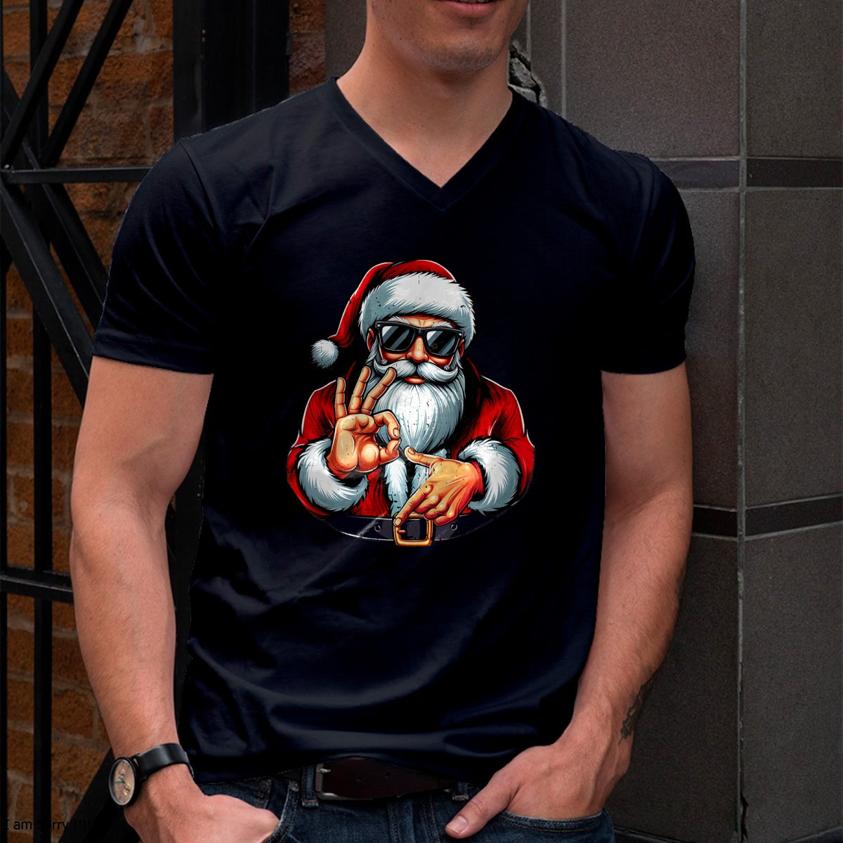 Funny Six Seven 6 7 Meme Santa Christmas Shirt Men Boys Teen T-Shirt - Christmas Unisex T-Shirt/Hoodie/Sweatshirt - HNDS00