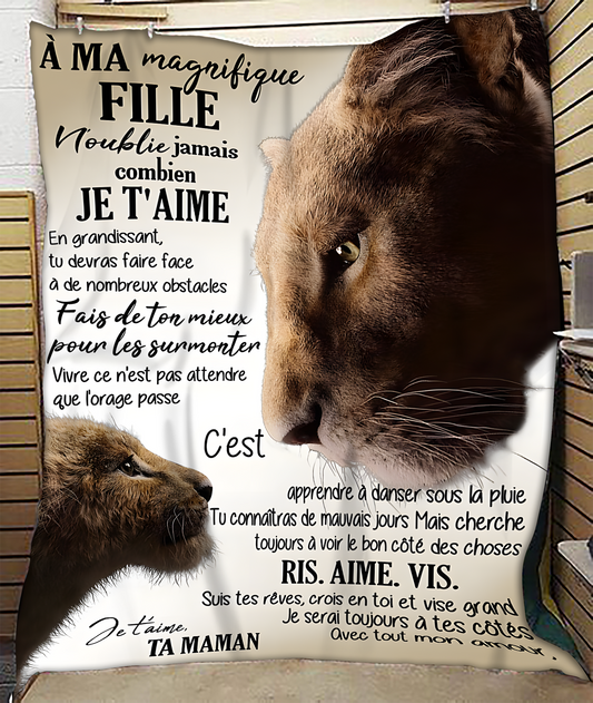 Cadeau Spécial Pour Ta Fille Couverture - De Maman (SKU26B-01230)