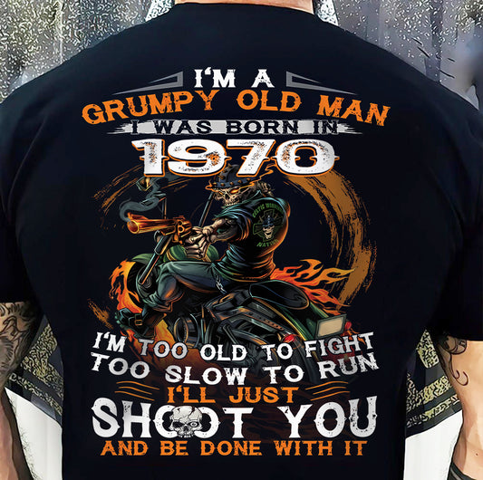 GRUMPY OLD MAN T-Shirt Us1970 (SKU07-26-1970)