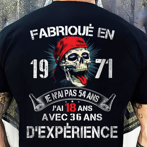 Fabriqué T-SHIRT Fr1971 (SKU07-22-1971)