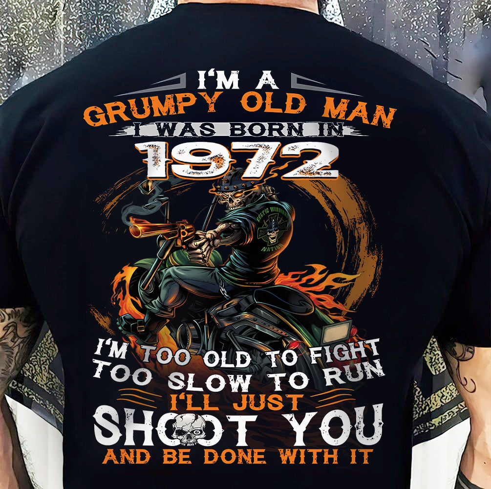 GRUMPY OLD MAN T-Shirt Us1972 (SKU07-26-1972)