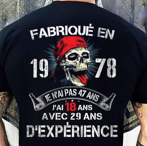 Fabriqué T-SHIRT Fr1978 (SKU07-22-1978)