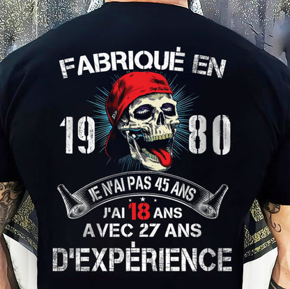 Fabriqué T-SHIRT Fr1980 (SKU07-22-1980)