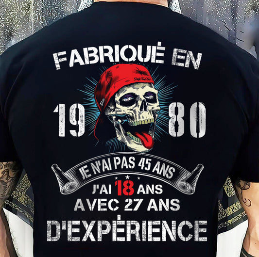 Fabriqué T-SHIRT Fr1980 (SKU07-22-1980)