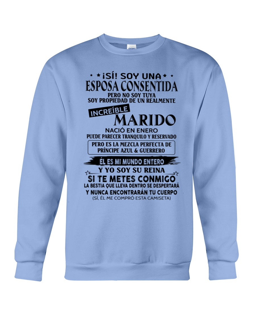 Enero - Esposo nacido en enero - Regalo especial para Esposa - T01 (Sku.TbnA3)