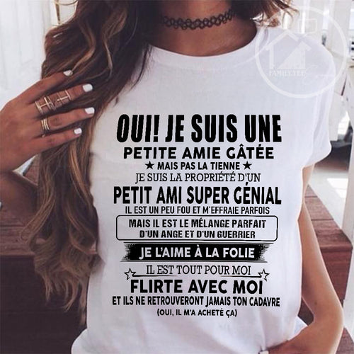 UN T-SHIRT MAGNIFIQUE POUR VOTRE FEMME - CADEAU DE LA PART DE SON MARI - frNTTD00 (SKUUP-05)