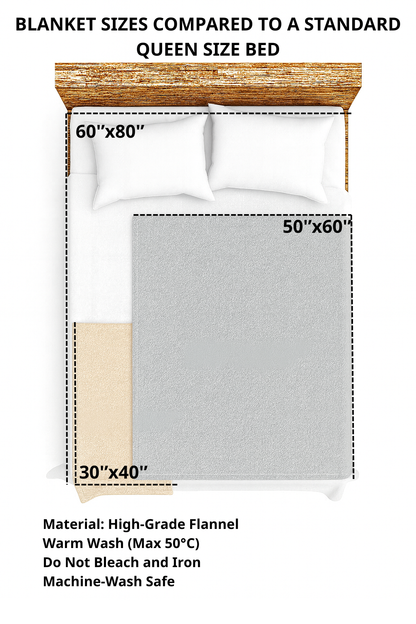 BLANKET FOR DAUGHTER – COMFORT & WARMTH GIFT FROM MOM Sherpa Fleece Quilt Blanket NTTD00 (SKUB12-153)