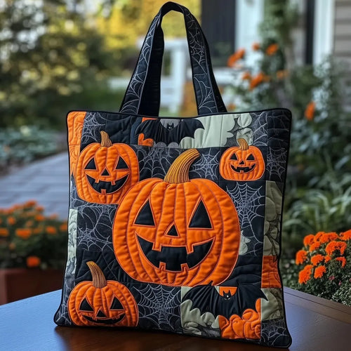 Halloween-Themed Quilted tote bag - NTTD00