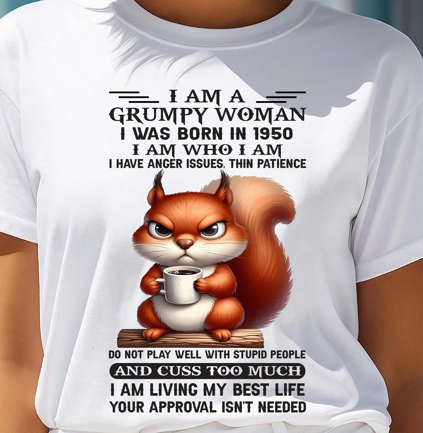 1950us - GRUMPY WOMAN - NTTD00 (SKU10-22-50)