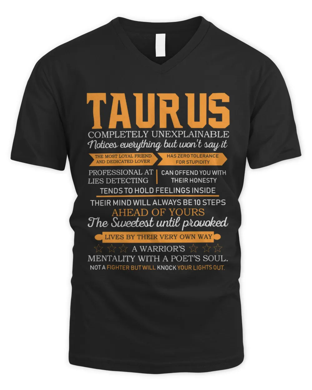 TAURUS - COMPLETELY UNEXPLAINABLE - BIRTHDAY T-SHIRT FOR MEN