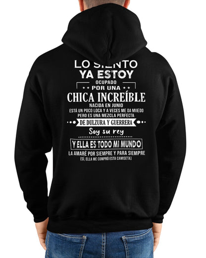 Lo siento chicas, ya estoy pillado - Mi novia está un poco loca y es adorable - Regalo especial para tu novio o esposo - (SKU04-156-06) - NTTD06