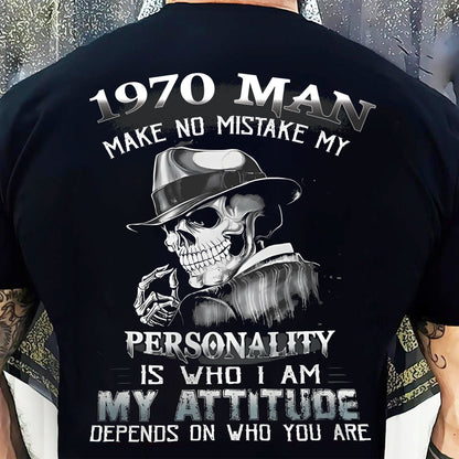 1970 Skull T-Shirt for Men Make No Mistake - Us1970 (SKU07-104-70)