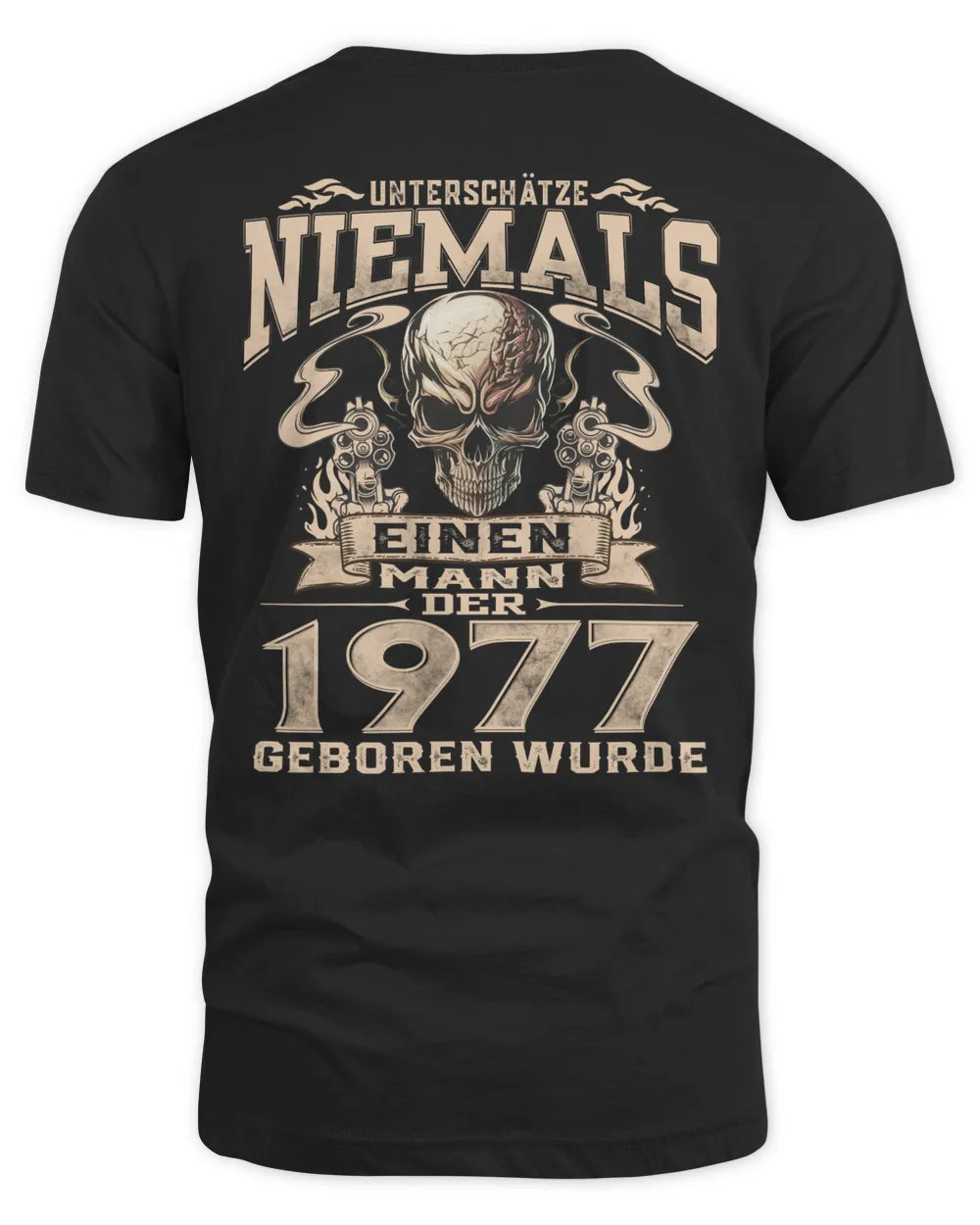 UNTERSCHÄTZE NIEMALS EINEN MANN DER IM 1977 GEBOREN WURDE - De1977