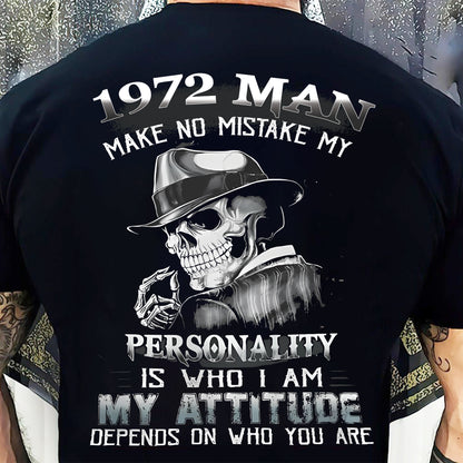 1972 Skull T-Shirt for Men Make No Mistake - Us1972 (SKU07-104-72)