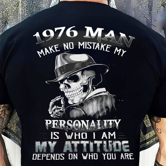 1976 Skull T-Shirt for Men Make No Mistake - Us1976 (SKU07-104-76)