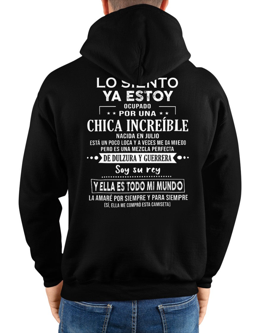 Lo siento chicas, ya estoy pillado - Mi novia está un poco loca y es adorable - Regalo especial para tu novio o esposo - (SKU04-156-07) - NTTD07