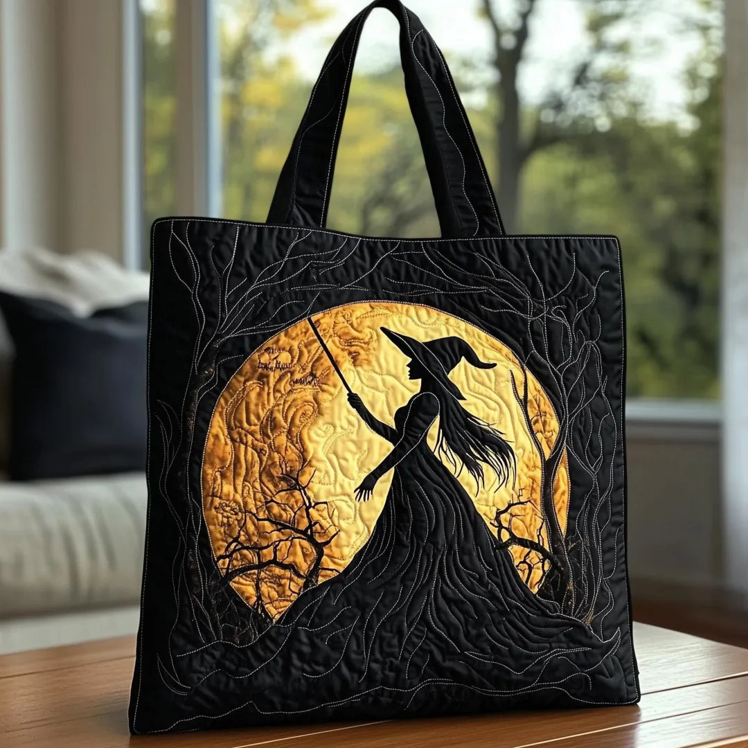 Halloween-Themed Quilted tote bag - NTTD00