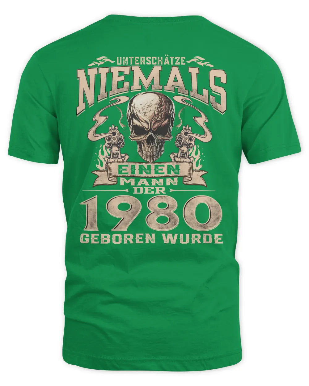 UNTERSCHÄTZE NIEMALS EINEN MANN DER IM 1980 GEBOREN WURDE - De1980