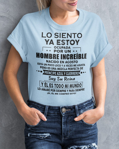 Agosto - El Regalo Perfecto Para Tu Esposa O Novia - NTTD08 (SKU08-SRNU-TBN-08)