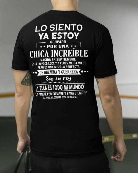 Lo siento chicas, ya estoy pillado - Mi novia está un poco loca y es adorable - Regalo especial para tu novio o esposo - (SKU04-156-09) - NTTD09