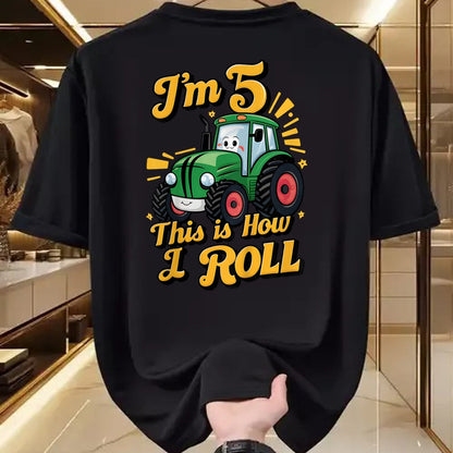 Best Farmer Life Shirt, Funny Farmer UnisexT-Shirt/Hoodie/Sweatshirt HLT00 - Kids Farm Green Tractor 5th Birthday Party Farmer Boy 5 Year Old T-Shirt