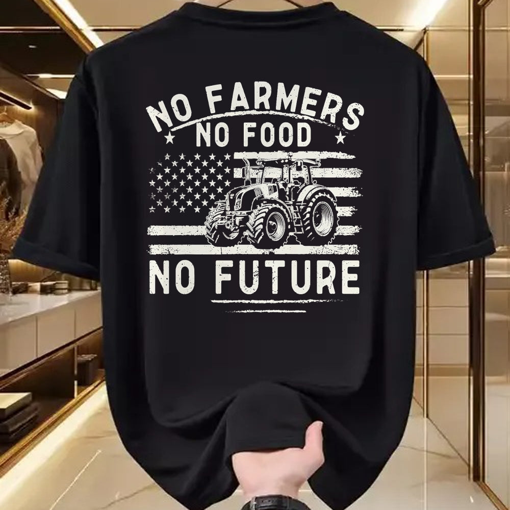 Best Farmer Life Shirt, Funny Farmer UnisexT-Shirt/Hoodie/Sweatshirt HLT00 - Farming Tractors USA Flag No Farmers No Food Farm Patriotic T-Shirt