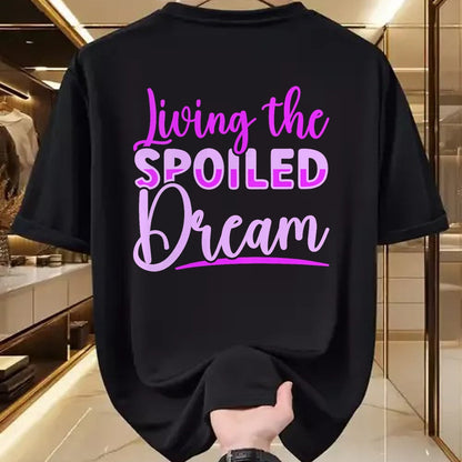 Best Wife Shirt, Wife and Husband Unisex T-Shirt/Hoodie/Sweatshirt HLT00 - Gift for wife T shirt, spoiled wife   Womens Spoiled Wife Living The Spoiled Dream V-Neck T-Shirt (1)