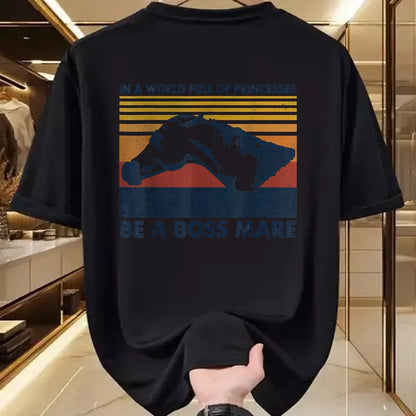 Best Horse Lover Shirt , Funny Horse UnisexT-Shirt/Hoodie/Sweatshirt HLT00 - Boss Mare Equestrian Themed Gifts for Horse Lovers T-Shirt