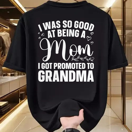 Best Grandma Shirt, Proud Grandma Unisex T-Shirt/Hoodie/Sweatshirt HLT00 - Grandma Art For Mom Women Grandmother Promoted To Grandma T-Shirt