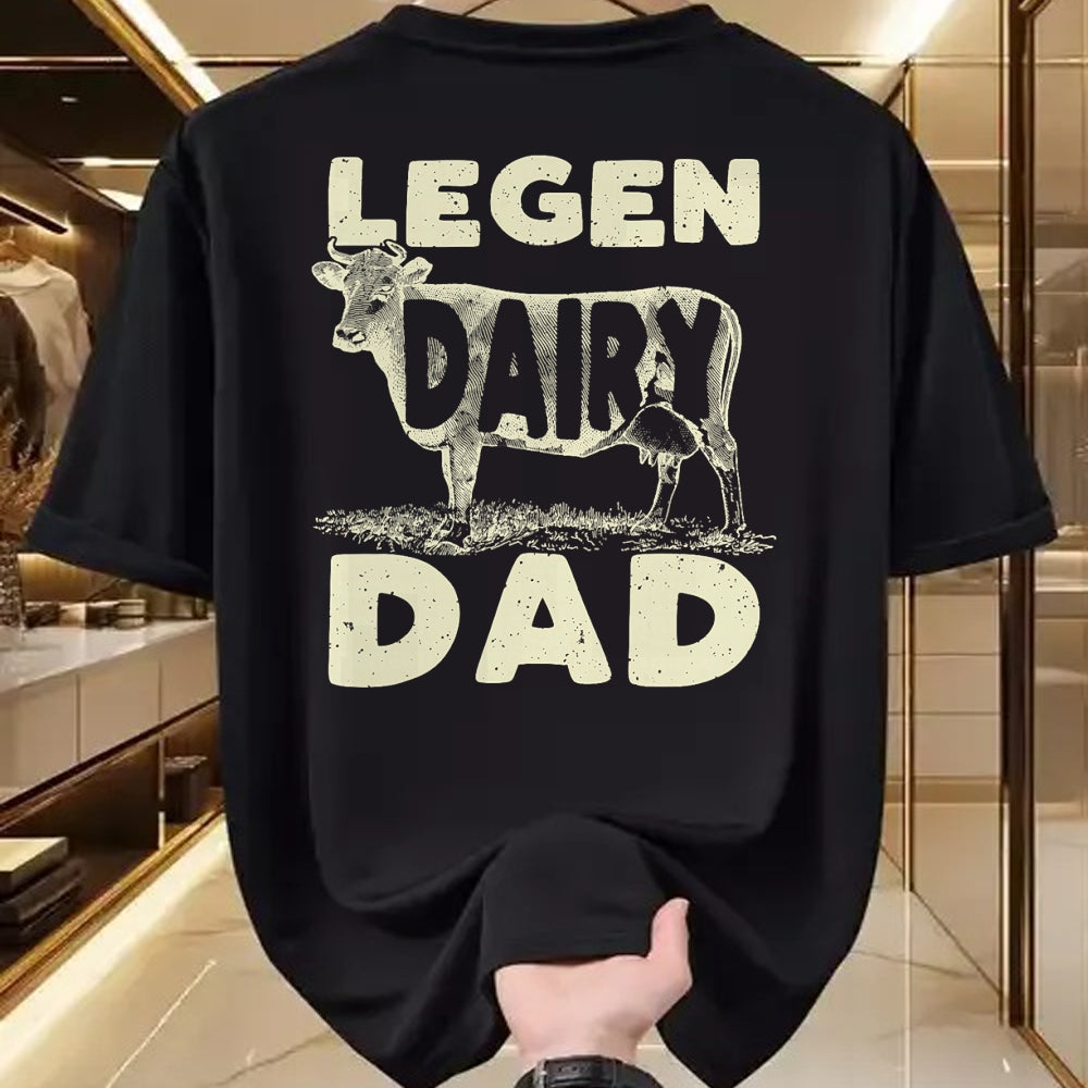 Best Farmer Life Shirt, Funny Farmer UnisexT-Shirt/Hoodie/Sweatshirt HLT00 - Legen Dairy Dad Cow Farmer Father's Day T-Shirt for Men T-Shirt