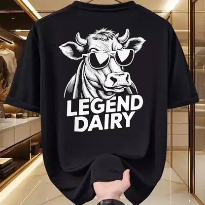 Best Farmer Life Shirt, Funny Farmer UnisexT-Shirt/Hoodie/Sweatshirt HLT00 - Legend Dairy Funny Farm Animal Cow Sunglass Farmer Farming T-Shirt