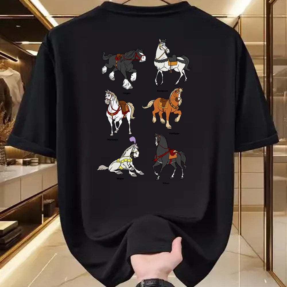 Best Horse Lover Shirt , Funny Horse UnisexT-Shirt/Hoodie/Sweatshirt HLT00 - Disney Princess Horses T-Shirt