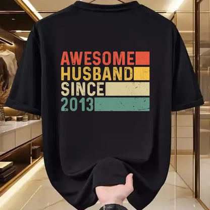 Best Wife Shirt, Wife and Husband Unisex T-Shirt/Hoodie/Sweatshirt HLT00 - 11th Wedding Anniversary Epic Awesome Husband Since 2013 T-Shirt