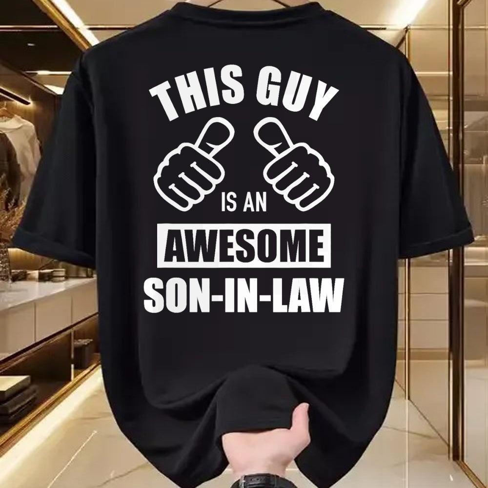Best Wife Shirt, Wife and Husband Unisex T-Shirt/Hoodie/Sweatshirt HLT00 - This guy awesome son-in-law from father-in-law T-Shirt