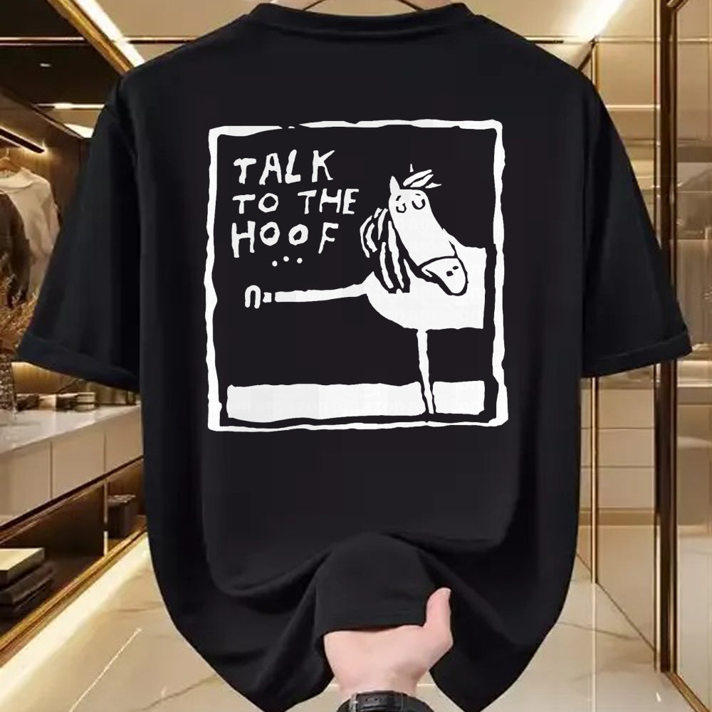 Best Horse Lover Shirt , Funny Horse UnisexT-Shirt/Hoodie/Sweatshirt HLT00 - Funny Womens Funny Talk to The Hoof Horseback Riding T-Shirt