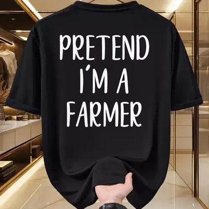 Best Farmer Life Shirt, Funny Farmer UnisexT-Shirt/Hoodie/Sweatshirt HLT00 - Pretend I'm A Farmer Costume Halloween Funny Easy Adult Kid T-Shirt