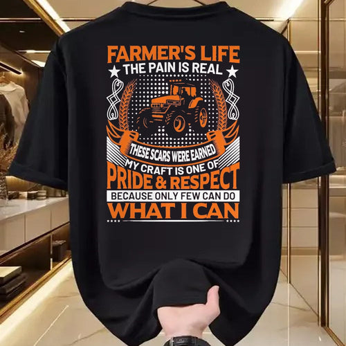 Best Farmer Life Shirt, Funny Farmer UnisexT-Shirt/Hoodie/Sweatshirt HLT00 - Funny Farmer’s Life Tractors Planting Crops Men Women T-Shirt, Men, Black, XX-Large