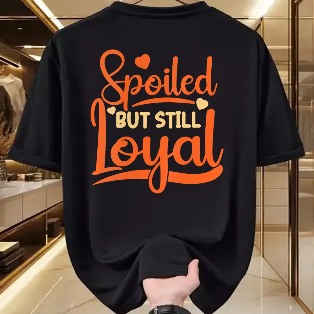 Best Wife Shirt, Wife and Husband Unisex T-Shirt/Hoodie/Sweatshirt HLT00 - Gift for wife T shirt, spoiled wife   Womens Funny Wife Spoiled But Still Loyal Spoiled Wife V-Neck (1)