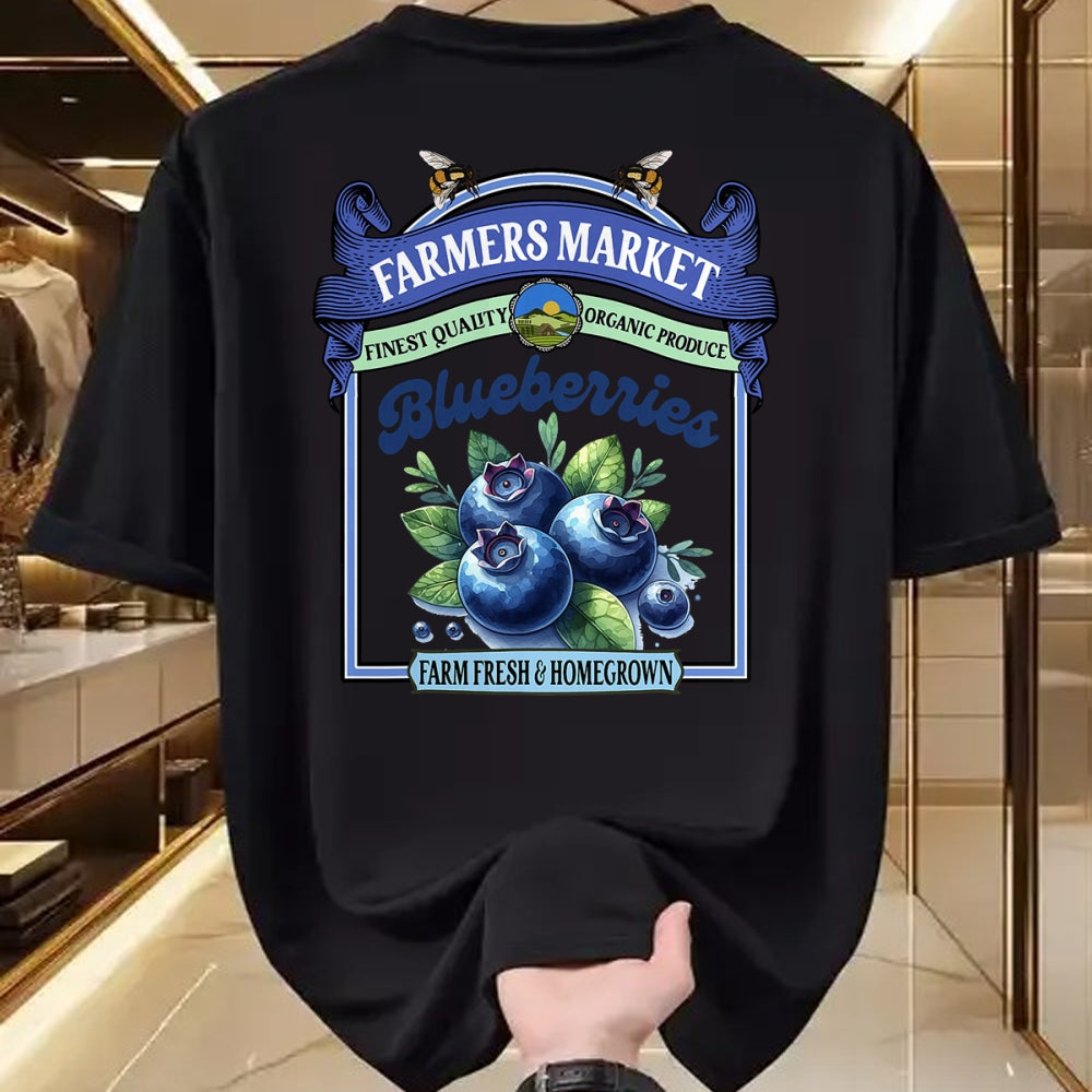 Best Farmer Life Shirt, Funny Farmer UnisexT-Shirt/Hoodie/Sweatshirt HLT00 - Farmers Market Fresh Gardening Farmers Market Blueberries T-Shirt