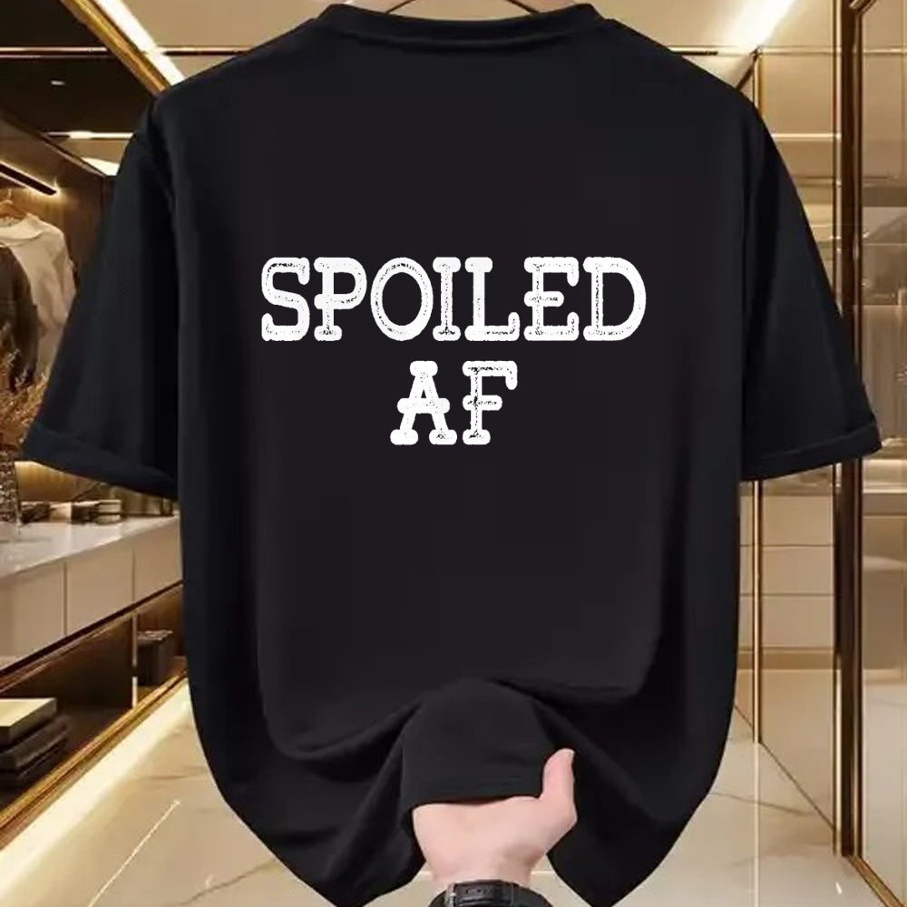 Best Wife Shirt, Wife and Husband Unisex T-Shirt/Hoodie/Sweatshirt HLT00 - Spoiled AF Broke Spoiled Husband Wife Funny Matching Couple T-Shirt