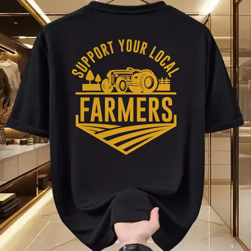 Best Farmer Life Shirt, Funny Farmer UnisexT-Shirt/Hoodie/Sweatshirt HLT00 - Farm Local Food Patriotic Farming Gift Idea Farmer T-Shirt Small
